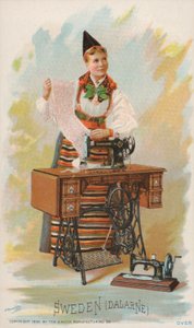 Máquina de coser, Suecia, Dalarna de American School